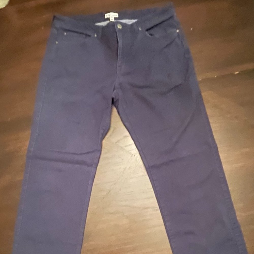 Peter Millar Crown Stretch Canvas 5 Pocket Pants - Navy 34